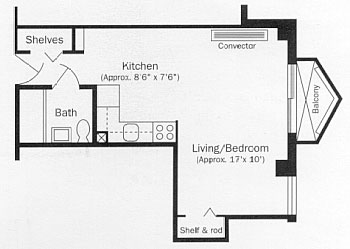 Two Bedroom Apartment Floor Plan